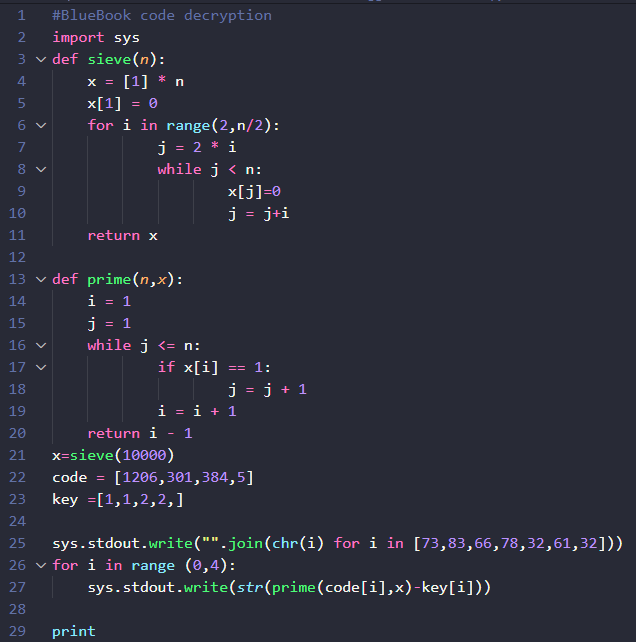 Ex machina easter egg code output