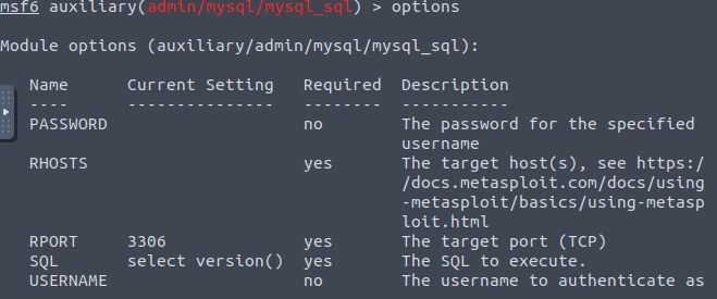MySQL_sql options